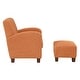 preview thumbnail 36 of 38, Aiden Chair & Ottoman with Espresso Legs