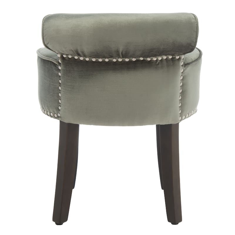 SAFAVIEH Aja Vanity Stool - 17.9" x 19" x 22.8" - 18Wx19Dx23H