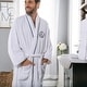 preview thumbnail 8 of 63, Superior 100% Cotton Embroidered Adult Unisex Luxury Bathrobe