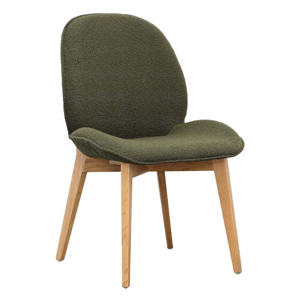 Auburn Upholstered Dining Chair, Olive Green