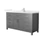 Option Dark Gray / Giotto Quartz Top / Brushed Nickel