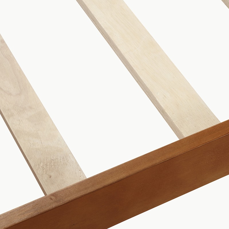 Full Queen Twin Size Wood Platform Bed
