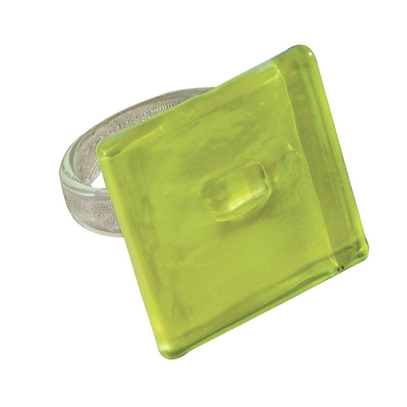 Green Tile Napkin Ring, Set of 4 - Set of 4
