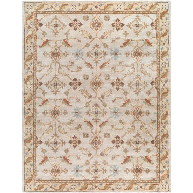 Livabliss Traditional Caesar Border Area Rug