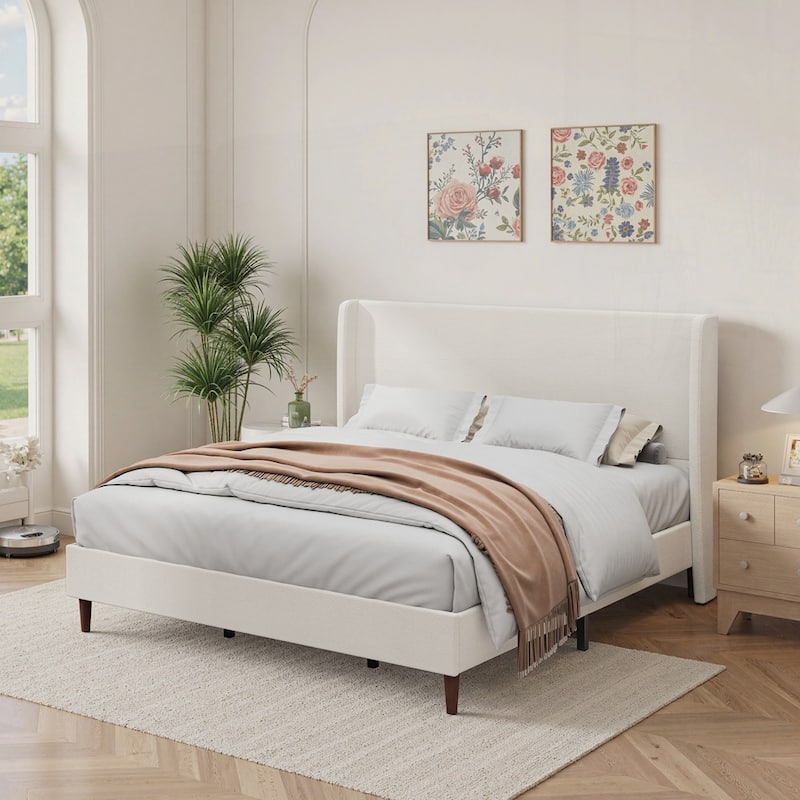 Harper Tall Headboard Upholstered Bed