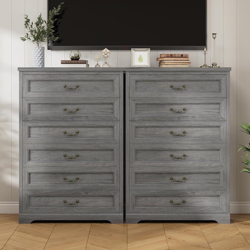 Farmhouse Drawers Dresser for Bedroom Storage Dressers Organizer