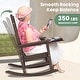 preview thumbnail 110 of 110, Modern High-Back Rocking Adirondack Chair All Weather