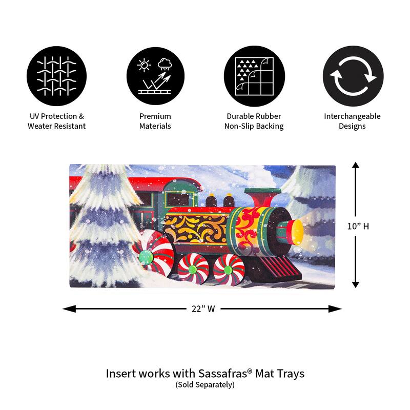Home for the Holiday Train Sassafras Switch Mat