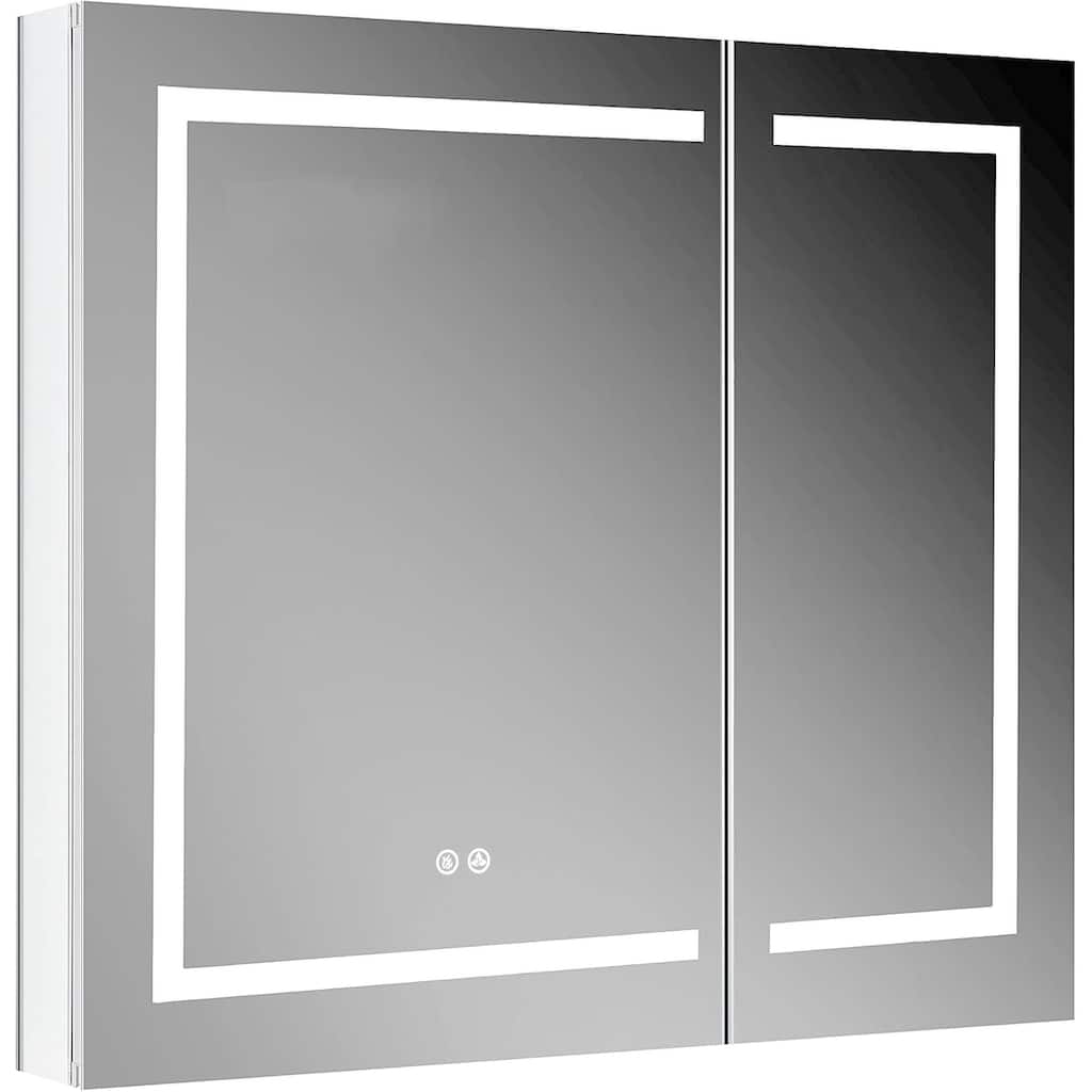 Blossom LED Medicine Cabinet with Mirror, 3-Color Dimmer, Storage