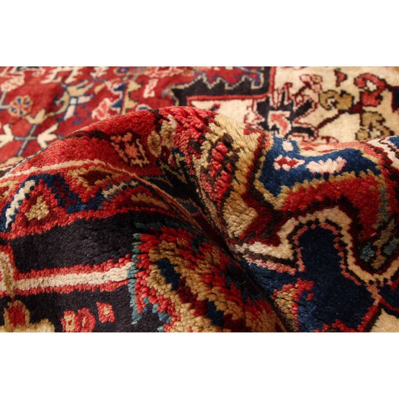 ECARPETGALLERY Hand-knotted Sarabi Dark Red Wool Rug - 9'9 x 12'2
