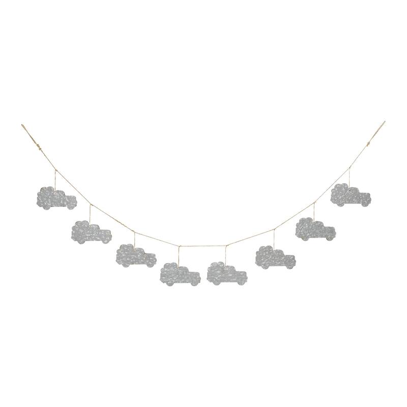 Glitzhome 72"L St. Patrick's Day Holiday Shamrocks Garland