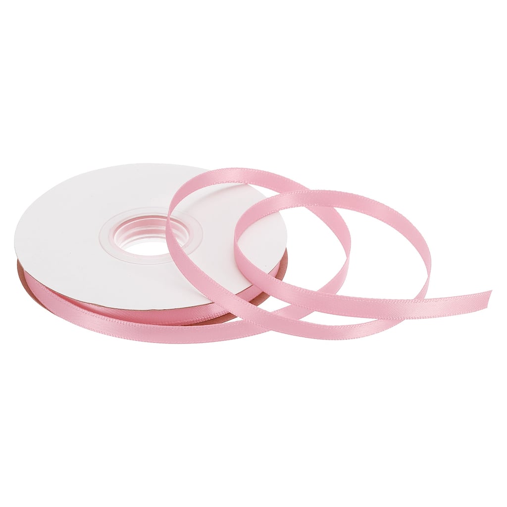 Satin Ribbon Grosgrain Thin Solid Silk Wedding Bouquet Ribbon Decor