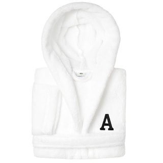 Sweet Kids 100% Polyester SUPER PLUSH Double Brushed Hooded Bathrobe with Black Bookman Monogram