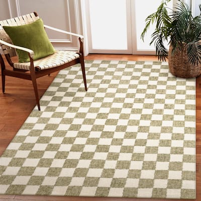 Liora Manne Savannah Checkerboard Indoor Area Rug - 5' x 7'6"