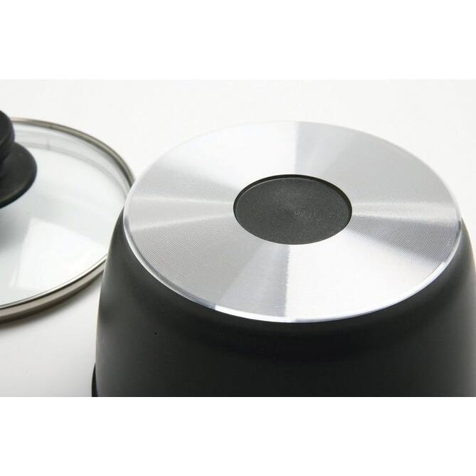 Norpro 1 Quart Nonstick Mini Pot with Vented Tempered Glass Lid Bed