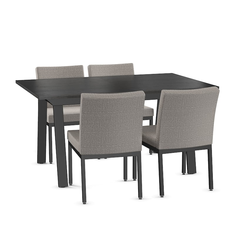 Amisco Reaves Extendable Table and Perry Chairs 5-Pieces Dining Set