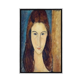 Posterlounge Acrylglasbild 'Jeanne Hebuterne' Von Modigliani – 50x70 Cm, Braun | UV-Druck, Inkl. Wandhalterung