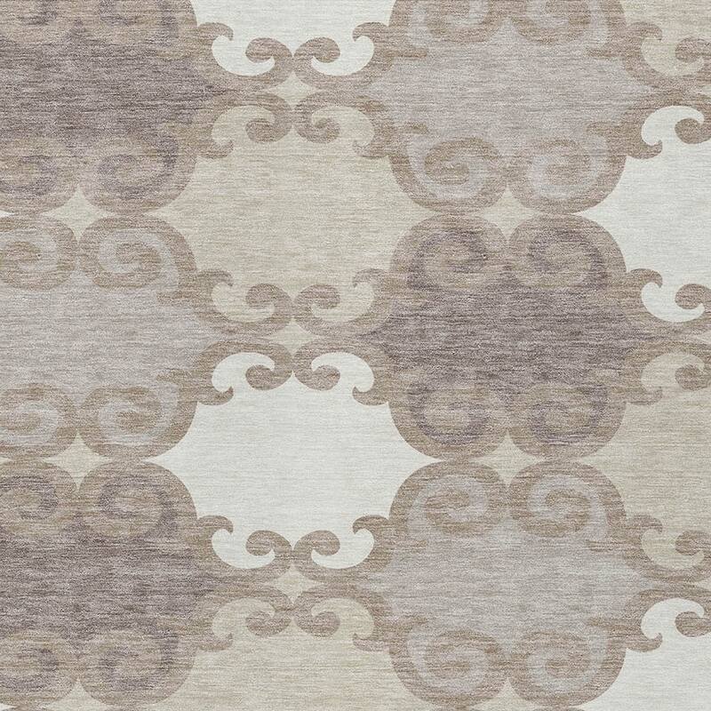HomeRoots Trellis Transitional Rectangle Outdoor Rug