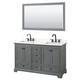 Option Dark Gray, Black Trim, Giotto Quartz Top