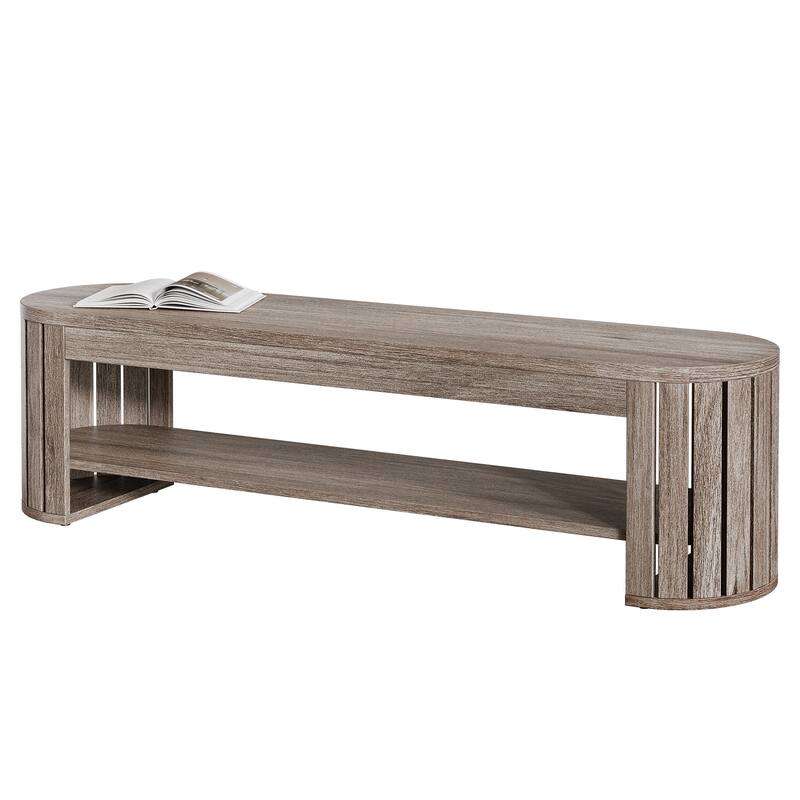 Wood Dining Bench, Entryway Kitchen Seat, Dining/Living Room Home Office Accent Bench