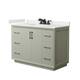 Option Light Green / White Quartz Top / Matte Black