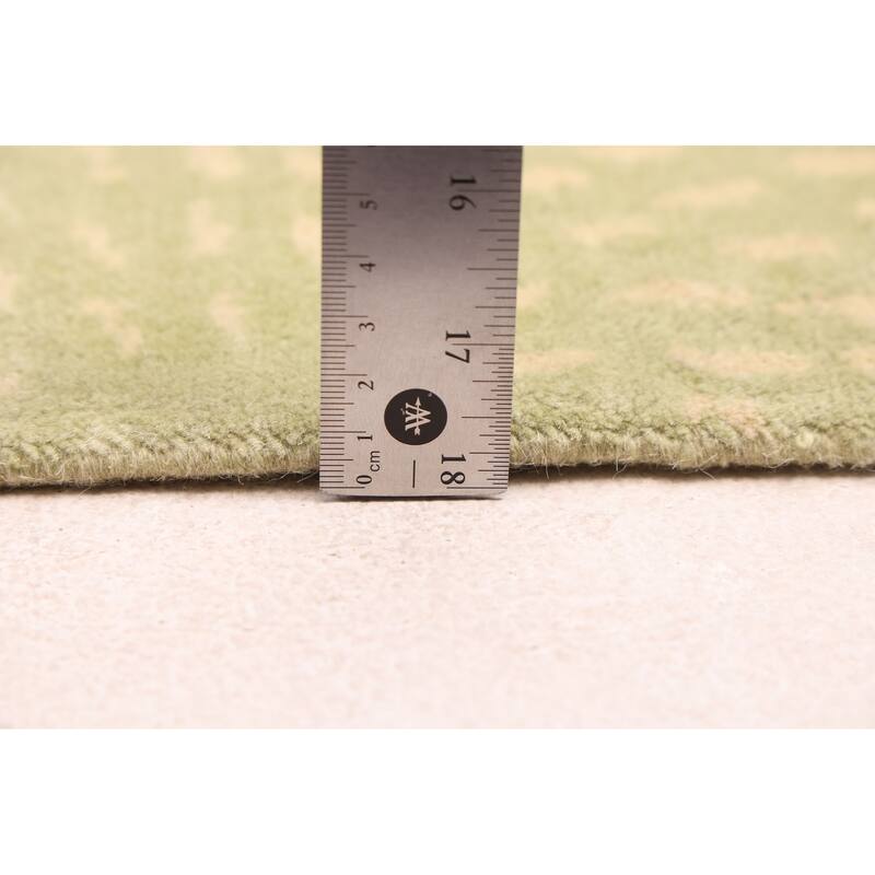 ECARPETGALLERY Hand-knotted Opulence Beige Wool Rug - 9'0 x 11'11