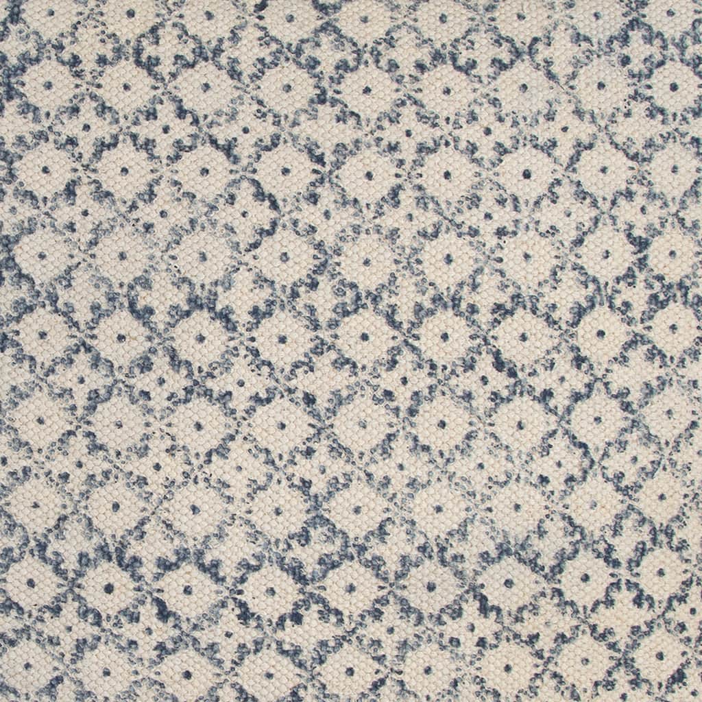 Rizzy Home Neutral Blue Geometric Throw Pillow, 22x22