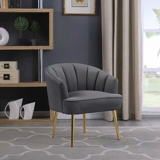 Mara grey velvet 2025 chair