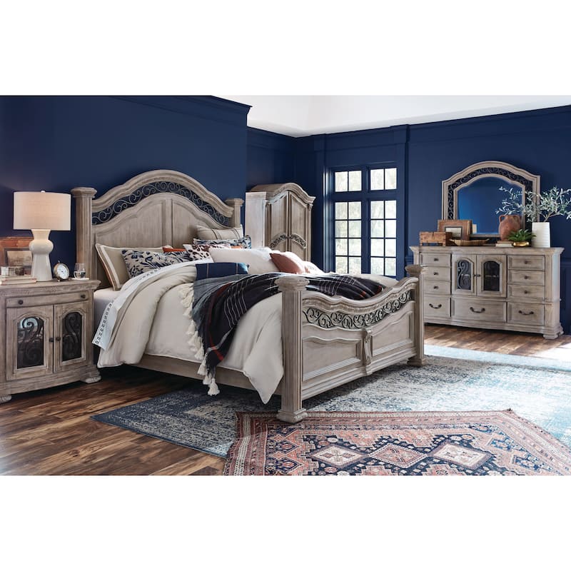 Magnussen Home Marisol Fawn Panel Bed
