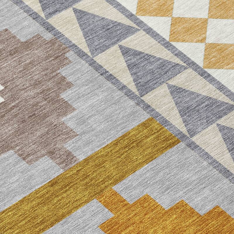 Machine Washable Indoor/ Outdoor Global Pima Chantille Rug