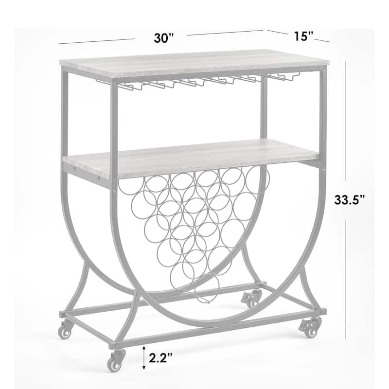 Simple Living Jeffrey Bar Cart