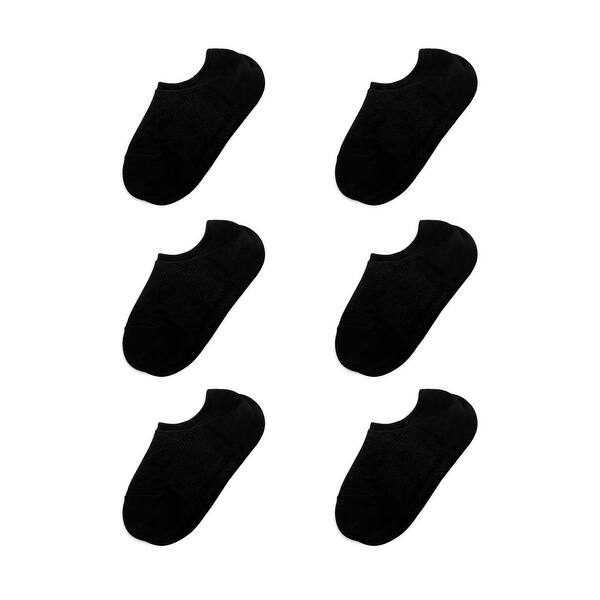 men's no show socks with silicone heel grip