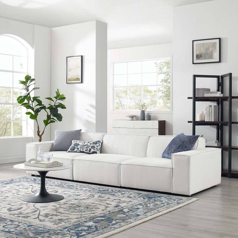 Restore 3-Piece Sectional Sofa - White