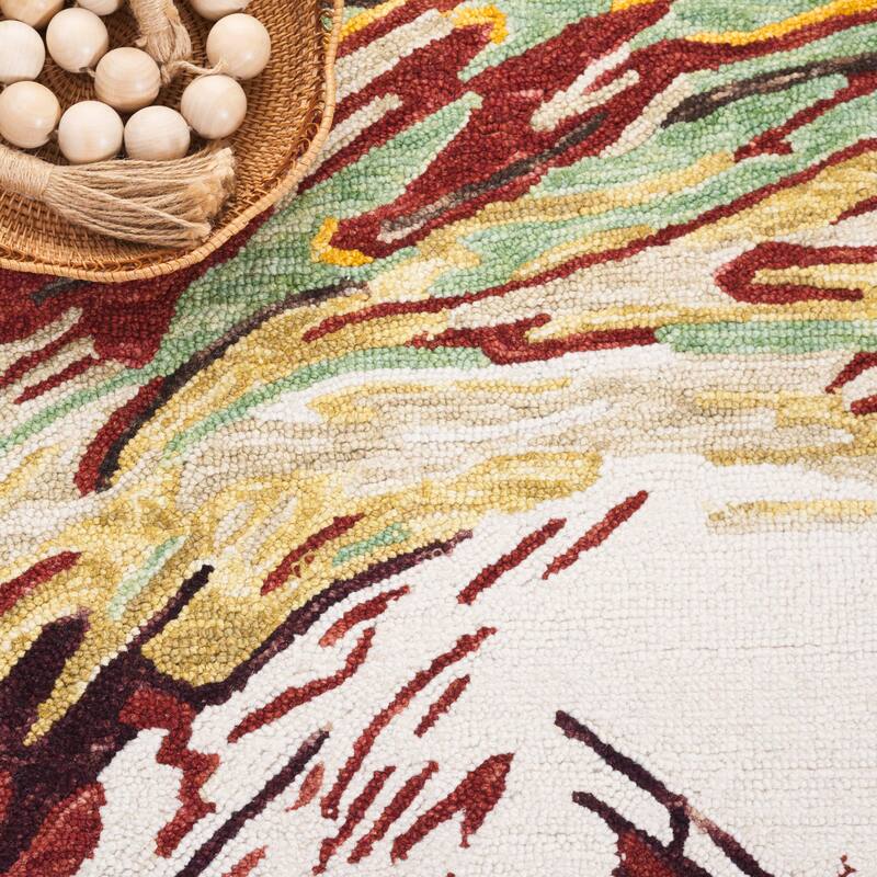 SAFAVIEH Handmade Ebony Gunnhildur Wool Rug