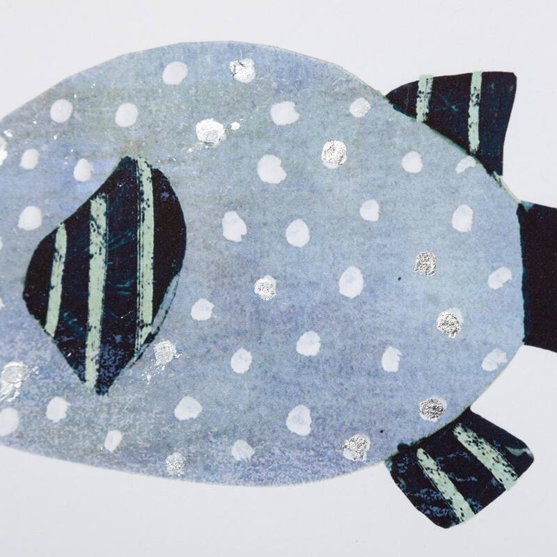 Patterned Fish I Framed Art Print