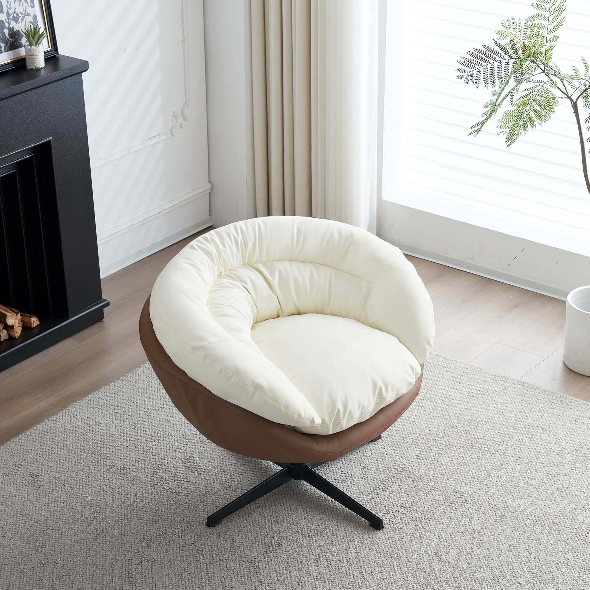 Swivel egg cuddle chair store