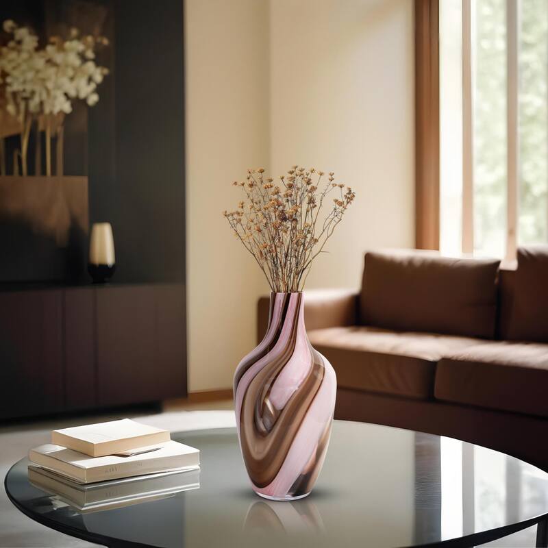 Neapolitain Glass Vase- Small