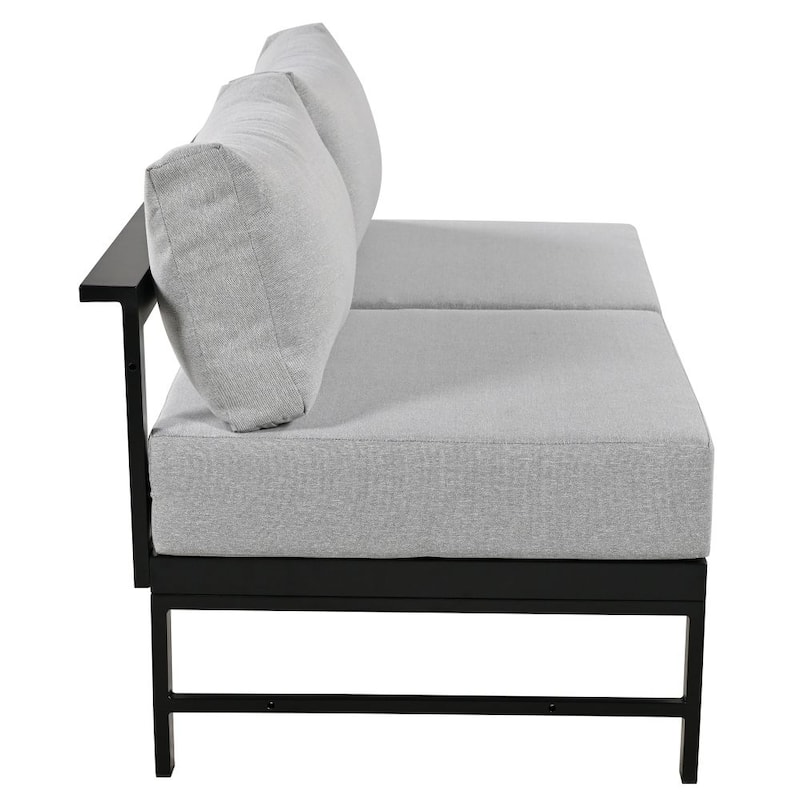U-Shaped Multi-Person Outdoor Sofa Set, Suitable for Gardens