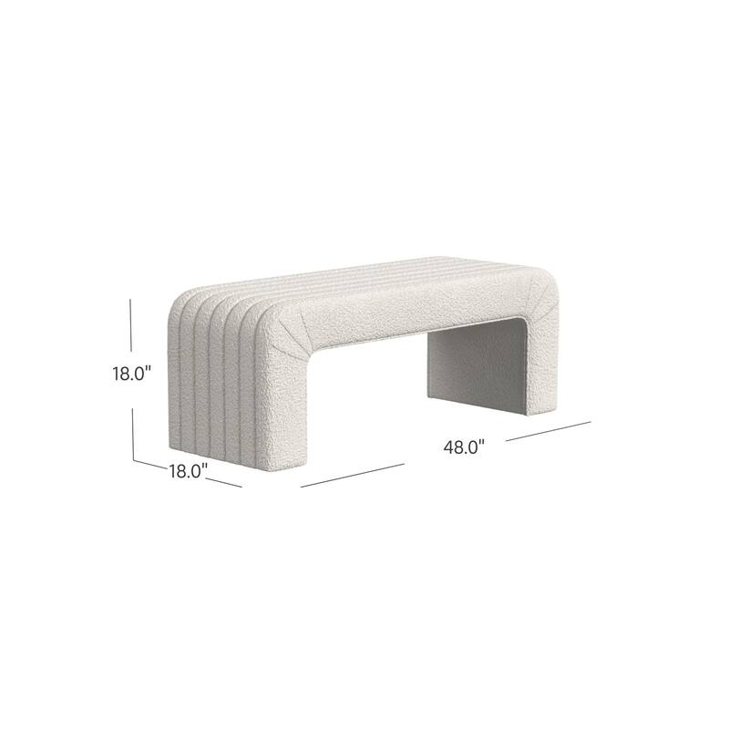 HomePop Arch Channel Bench