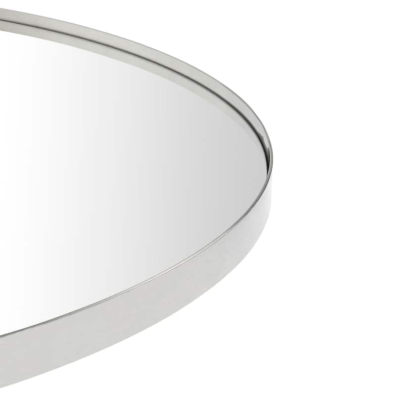 TEHOME Yolanta Round Metal Wall Mirror