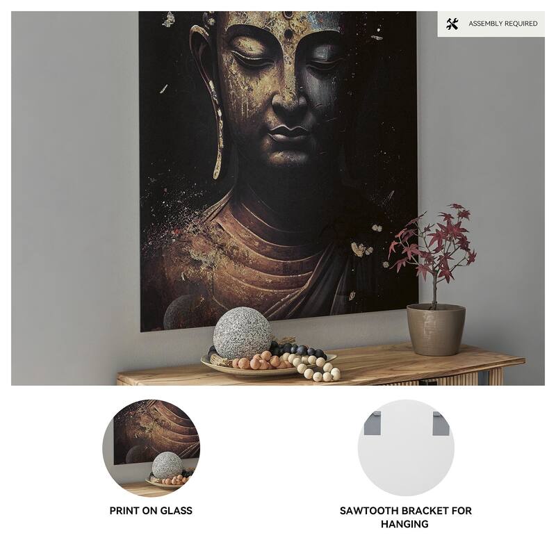 Signature Design by Ashley Caymoore Black/Gold Finish Wall Art