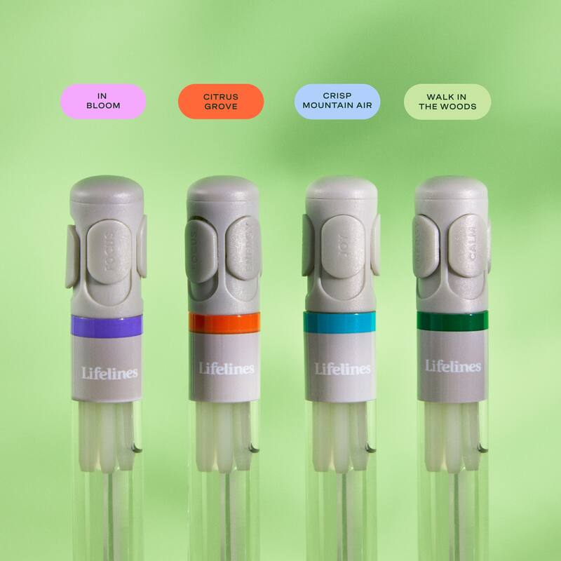 Lifelines Pen Diffuser Set - 4-pack with Assorted Essential Oil Blends