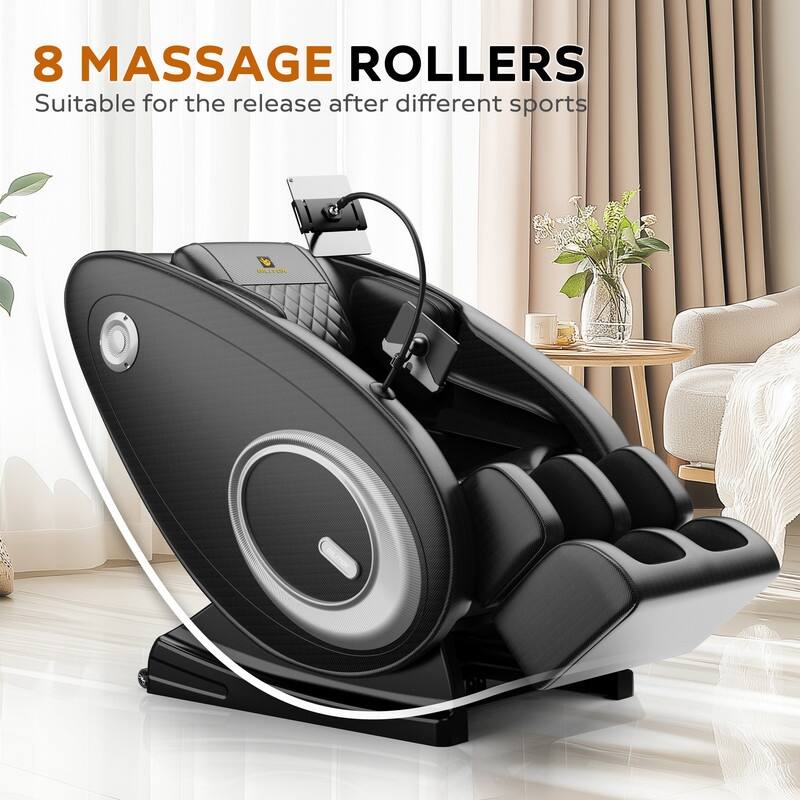2025 3D Full Body Massage Chair w/Air Pressure and Zero Gravity (180LBS/6.1FT Capacity)