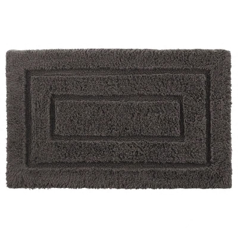 Luxurious Cotton Bath Mat - 1'8 x 2'8 - Charcoal