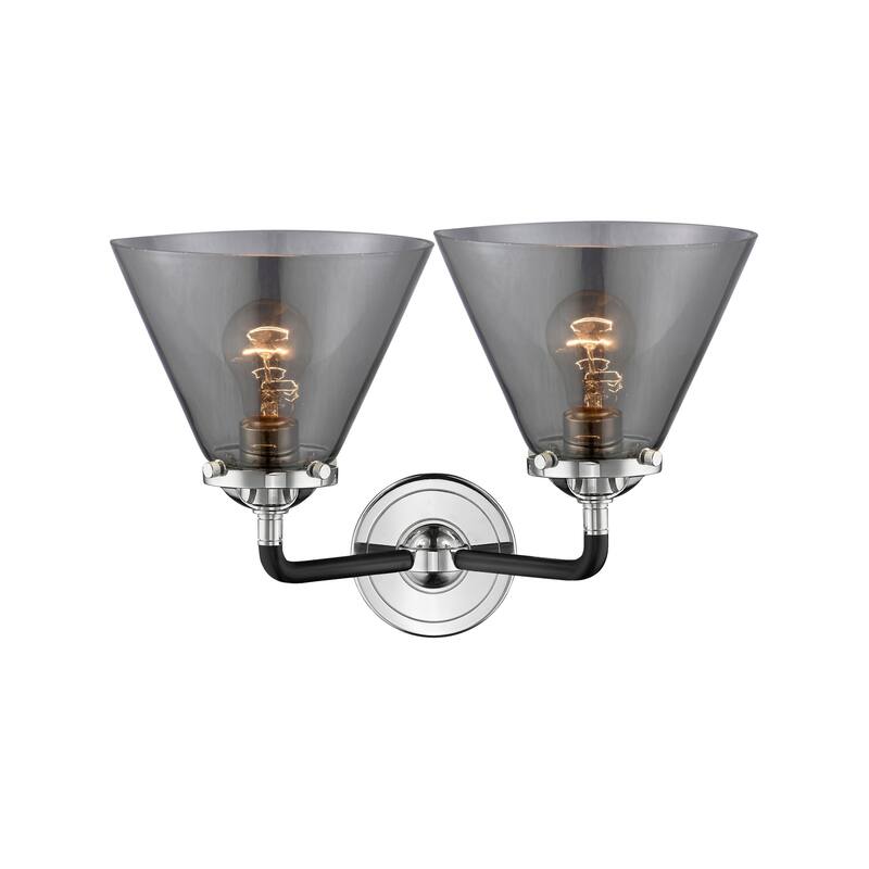 Innovations Lighting Large Cone 2 Light 16" Wide Bathroom Vanity Light