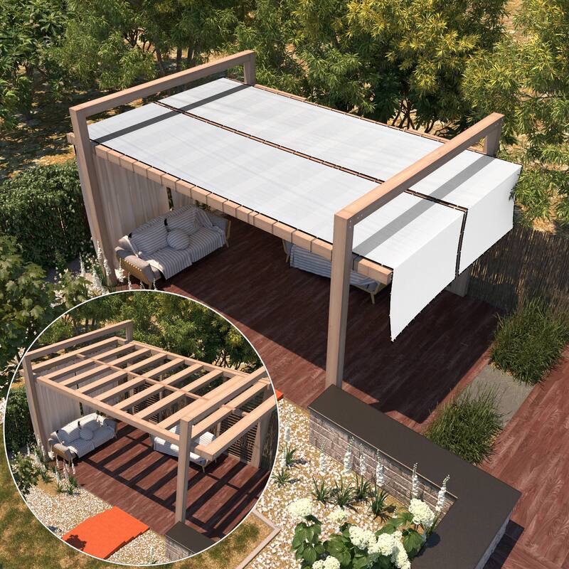 ColourTreeUSA 25 ft. Length Fence Privacy Screen Windscreen Cover Fabric Shade Tarp Netting Mesh Cloth Commercial Grade 170 GSM