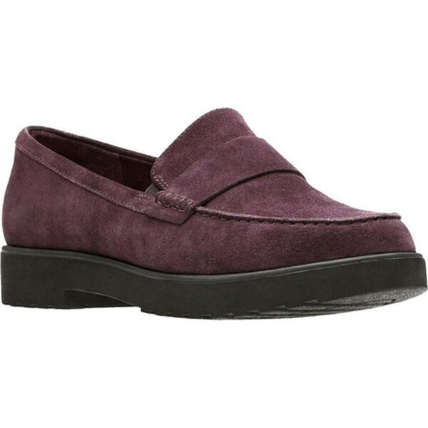 clarks womens penny loafers