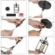 preview thumbnail 10 of 9, Rustic Farmhouse Coastal Mini Pendant Black and Wood Accent Lantern Lights for Kitchen Island - L5.5"xW 5.5"x H 12"