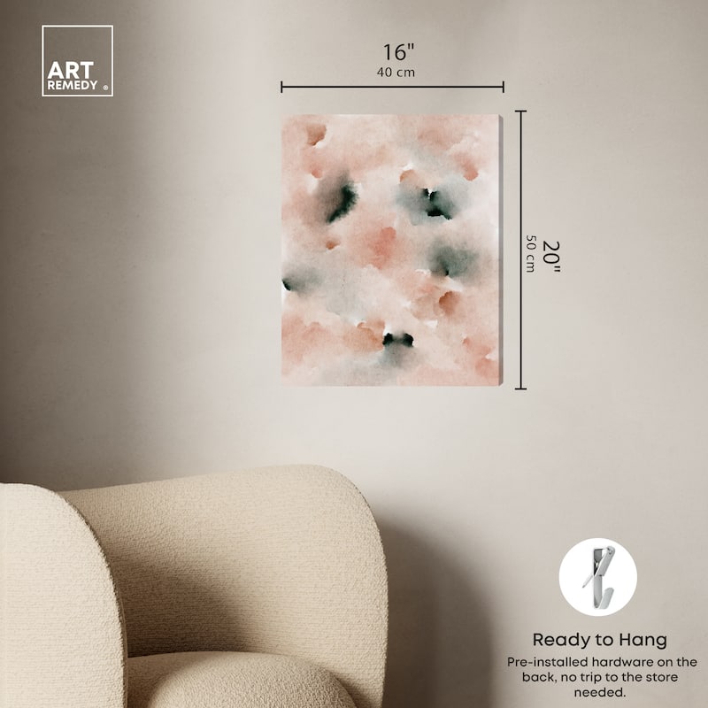 Art Remedy Smore'S Marshmallows Gallery Wrapped Watercolor Boho Abstracts