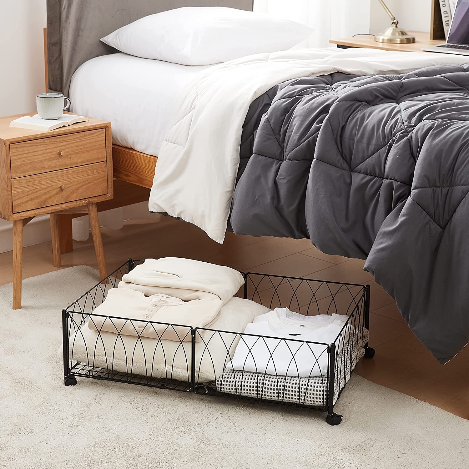Suprima® Underbed Bin Storage Organizer by DormCo